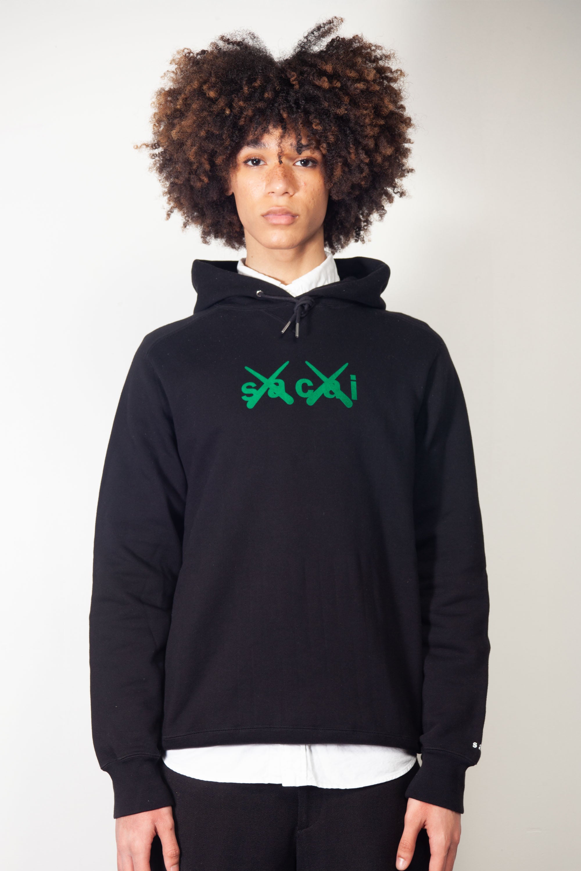 sacai x KAWS Flock Print Hoodie sacai x KAWS / Flock Print Hoodie/ 1